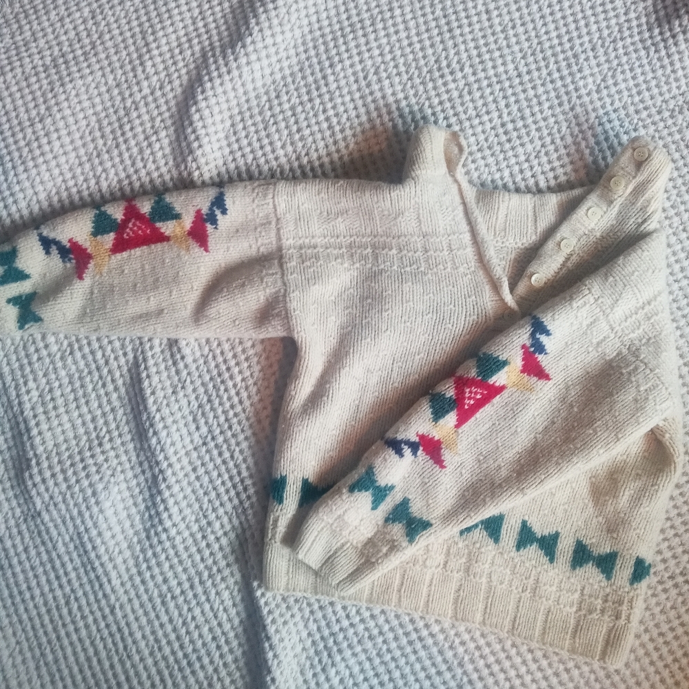 Cozy Cream Vintage Wool Sweater
